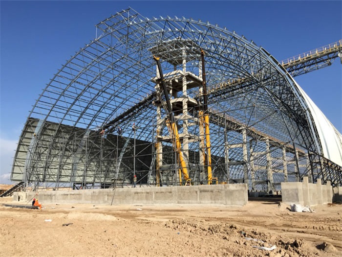 大同煤机油桶翘工程网架